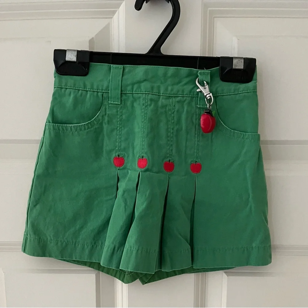 Girls Gymboree shirt and skort combo-Apple School themed Preschool size 4
